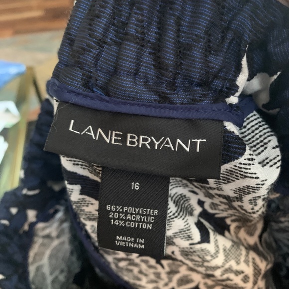 Lane Bryant floral A line midi skirt. Worn 1x - Picture 4 of 6